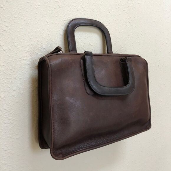 RARE VINTAGE COACH BONNIE CASHIN LEATHER BRIEFCASE BAG 4047 - Picture 9 of 10